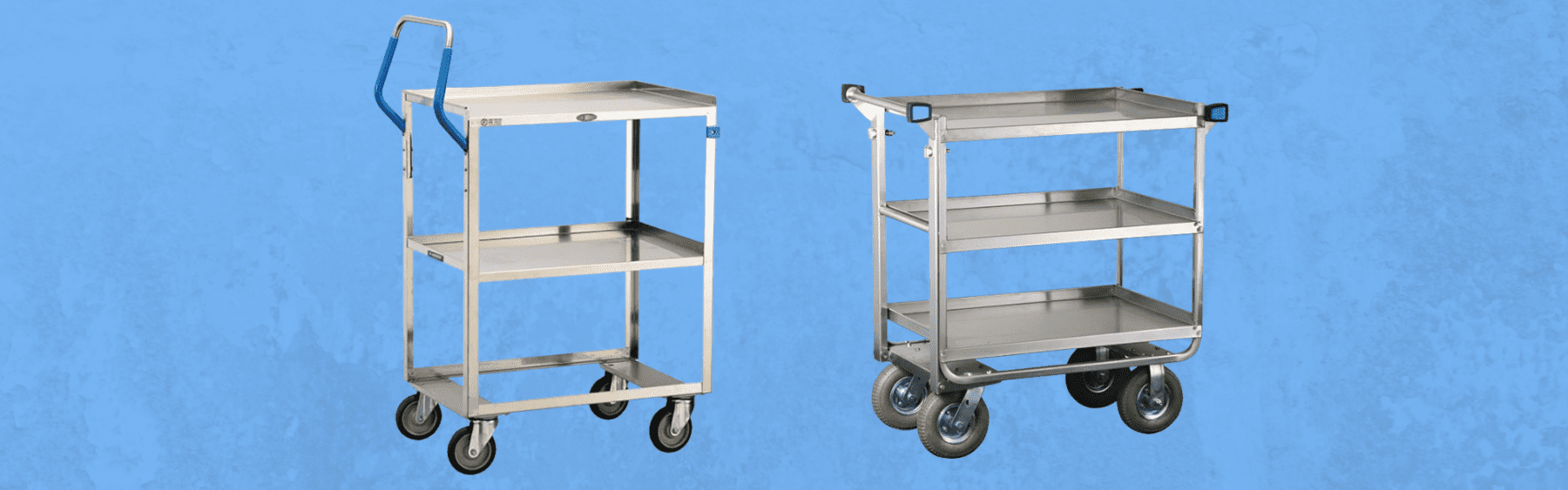 ergonomic utility carts