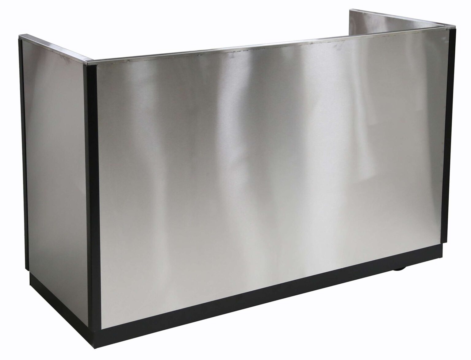 Lakeside 4615 Bussing Station With Stainless Steel Finish, 8 Tub 