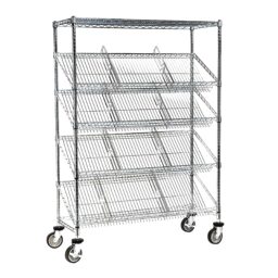 Slanted Shelf Suture Carts